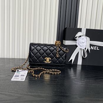 Kitlife Chanel Woc Bag Black AP3938 19cm
