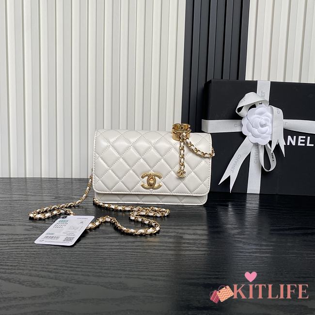 Kitlife Chanel Woc Bag White AP3938 19cm - 1