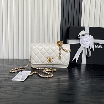 Kitlife Chanel Woc Bag White AP3938 19cm