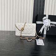 Kitlife Chanel Woc Bag White AP3938 19cm - 2