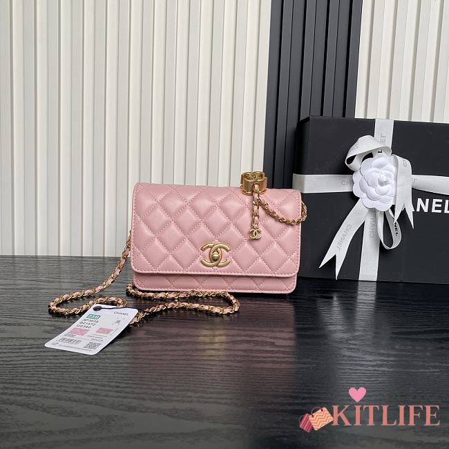 Kitlife Chanel Woc Bag Pink AP3938 19cm  - 1