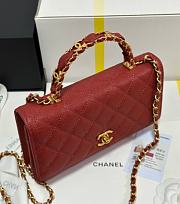 Kitlife Chanel 25B Woc Bag Red AP4785 19cm - 6