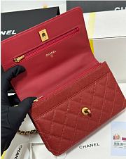 Kitlife Chanel 25B Woc Bag Red AP4785 19cm - 5