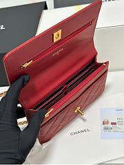 Kitlife Chanel 25B Woc Bag Red AP4785 19cm - 4