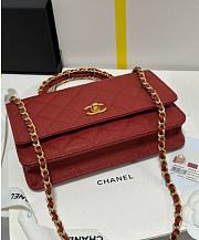 Kitlife Chanel 25B Woc Bag Red AP4785 19cm - 3