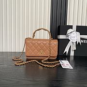 Kitlife Chanel 25B Woc Bag Brown AP4785 19cm - 1