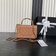 Kitlife Chanel 25B Woc Bag Brown AP4785 19cm - 2