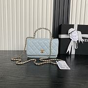 Kitlife Chanel 25B Woc Bag Light Blue AP4785 19cm - 1