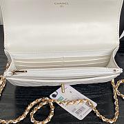 Kitlife Chanel 25B Woc Bag White AP4785 19cm - 2