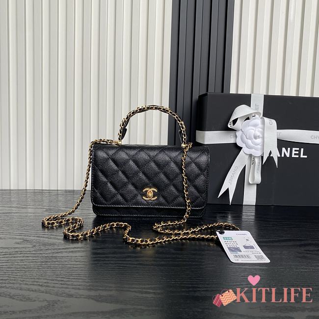 Kitlife Chanel 25B Woc Bag Black AP4785 19cm - 1