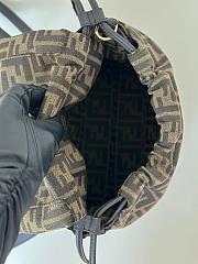 Kitlife Fendi Backpack Brown FF Fabric 8689 23x12x26 - 3