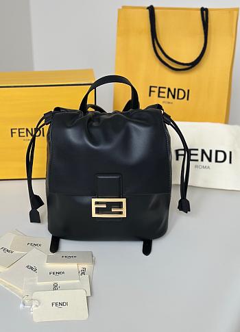Kitlife Fendi Backpack Black 8689 23x12x26
