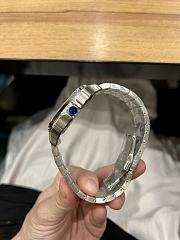 Kitlife Cartier Santos de Watch Silver in White - 4