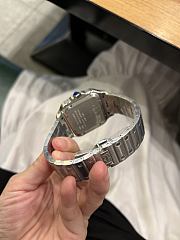 Kitlife Cartier Santos de Watch Silver in Green - 5