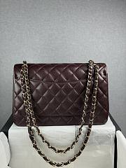 Kitlife Chanel Classic Flap Jumbo Dark Brown Caviar Leather Bag Gold Hardware - 30cm  - 6