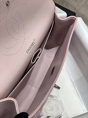 Kitlife Chanel Classic Flap Jumbo Pink Caviar Leather Bag Silver Hardware - 30cm  - 2