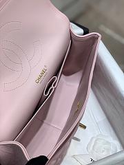 Kitlife Chanel Classic Flap Jumbo Pink Caviar Leather Bag Gold Hardware - 30cm  - 5
