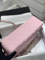 Kitlife Chanel Classic Flap Jumbo Pink Caviar Leather Bag Gold Hardware - 30cm  - 2