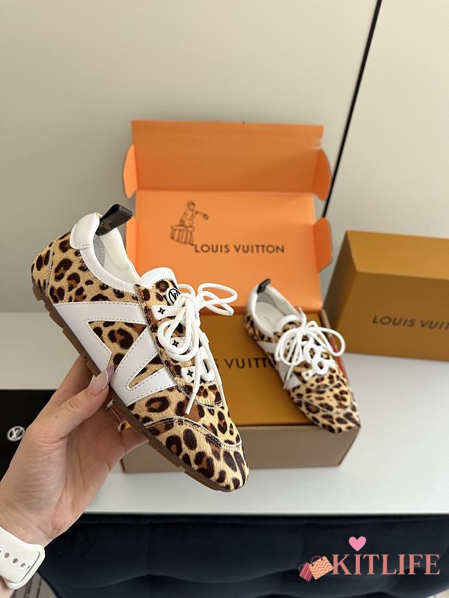 Kitlife Louis Vuitton Sneakerina Shoes Leopard Print  - 1