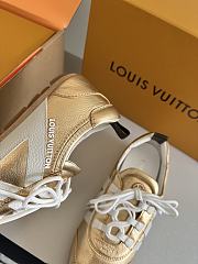 Kitlife Louis Vuitton Sneakerina Shoes Gold & White - 2