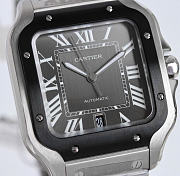 Kitlife Cartier Santos de Watch Silver in Black  - 5