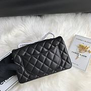 Kitlife Chanel Classic Flap Bag Lambskin Black In Gold Hardware 20x14x7cm - 5