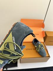 Kitlife Louis Vuitton Sneakerina Shoes Green Suede  - 2