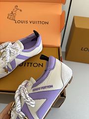 Kitlife Louis Vuitton Sneakerina Shoes Purple & White  - 3