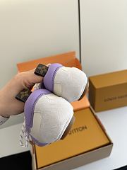 Kitlife Louis Vuitton Sneakerina Shoes Purple & White  - 2