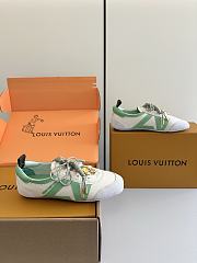 Kitlife Louis Vuitton Sneakerina Shoes Green & White - 6