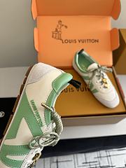 Kitlife Louis Vuitton Sneakerina Shoes Green & White - 5