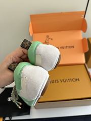 Kitlife Louis Vuitton Sneakerina Shoes Green & White - 3