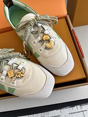 Kitlife Louis Vuitton Sneakerina Shoes Green & White - 2