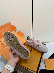 Kitlife Louis Vuitton Sneakerina Shoes Taupe Suede - 6