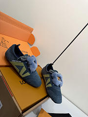 Kitlife Louis Vuitton Sneakerina Shoes Blue Suede  - 3