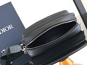 Kitlife Dior Rider 2.0 Zipped Messenger Bag Black Oblique Jacquard 23x17x7.5cm - 6