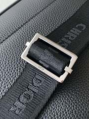 Kitlife Dior Rider 2.0 Zipped Messenger Bag Black Oblique Jacquard 23x17x7.5cm - 4