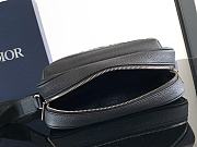 Kitlife Dior Rider 2.0 Zipped Messenger Bag Beige & Black Oblique Jacquard 23x17x7.5cm - 6