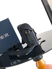 Kitlife Dior Hit The Road Bag Black Oblique Jacquard 24x18x8cm - 6