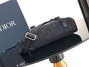 Kitlife Dior Hit The Road Bag Black Oblique Jacquard 24x18x8cm - 4