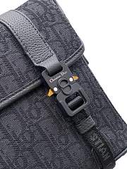 Kitlife Dior Hit The Road Bag Black Oblique Jacquard 24x18x8cm - 3