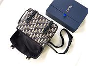 Kitlife Dior Hit The Road Bag Beige & Black Oblique Jacquard 24x18x8cm  - 6