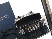 Kitlife Dior Hit The Road Bag Beige & Black Oblique Jacquard 24x18x8cm  - 5