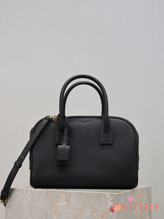 Kitlife Saint Laurent Sac De Jour Boston Small  In Black Grained Leather 851694 27×18×15cm - 1