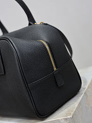 Kitlife Saint Laurent Sac De Jour Boston Small  In Black Grained Leather 851694 27×18×15cm - 6