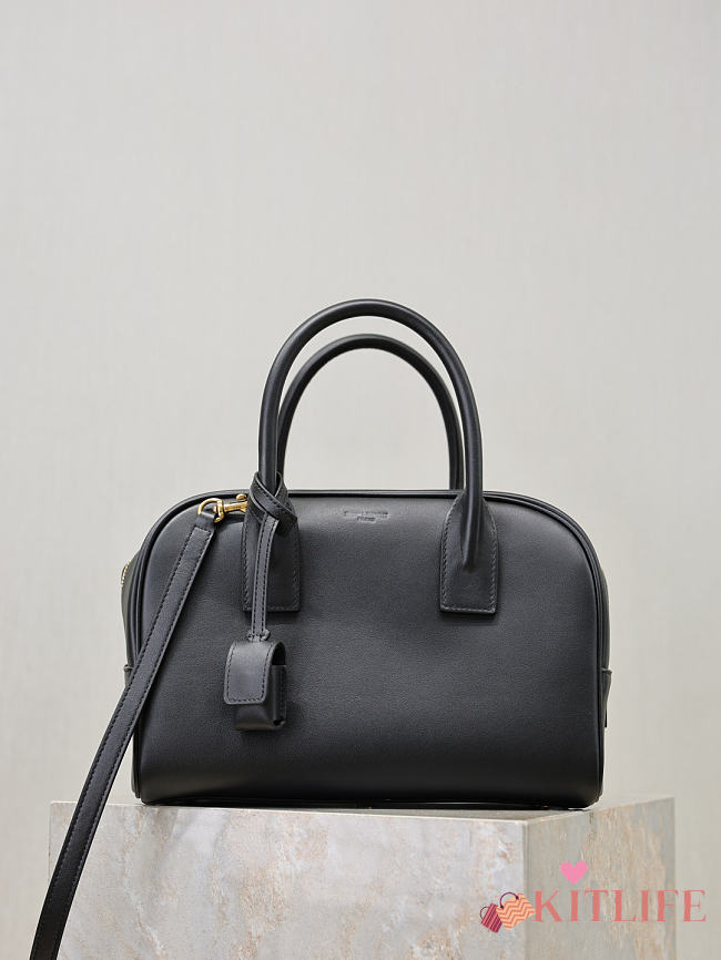 Kitlife Saint Laurent Sac De Jour Boston Small In Black Smooth Leather 851694 27×18×15cm  - 1