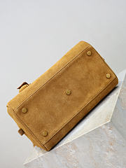 Kitlife Saint Laurent Sac De Jour Boston Small In Brown Suede Leather 851694 27×18×15cm - 5