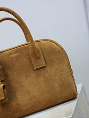 Kitlife Saint Laurent Sac De Jour Boston Small In Brown Suede Leather 851694 27×18×15cm - 3