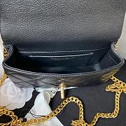 Kitlife Chanel Sweetheart Crush Mini Flap Bag Black AS3828 12x19x8cm - 4
