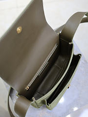 Kitlife Saint Laurent Niki Baby Shoulder Bag Green Suede 633151 22×16.5×12cm - 3